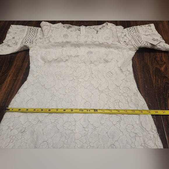Ralph Lauren Off-White Lace Dress! NWT Sz 10 So Pretty! SAVE 15%! - Picture 8 of 14